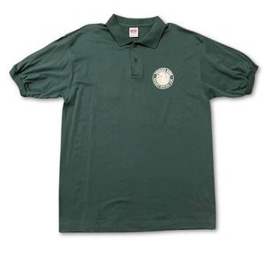 Vintage 90s Anvil Men's Short Sleeve Bowling Polo Shirt Size XL Made In USA SS